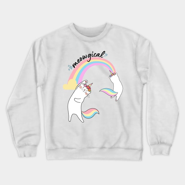 MEOWGICAL Crewneck Sweatshirt by tzolotov